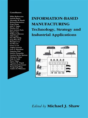 cover image of Information-Based Manufacturing